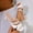 White, variant on Viluyesy Women's Chunky Heels Sandals, Slip On Comfortable Square Toe Summer Causal Fashion Shoes White 8.5