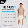 thumbnail image 4 of RBX Boys Athletic Outfit Set Performance Mesh Jersey Tees and Athletic Gym Shorts 3 Piece Outfit, 4 of 7
