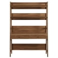 thumbnail image 4 of Modway Bixby Modern Style Particleboard and MDF Office Desk in Walnut, 4 of 7