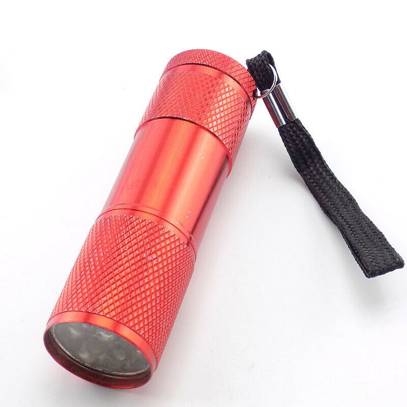 9LED Mini Flashlight for Camping, Simyoung Mini Aluminum LED