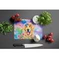 thumbnail image 3 of Yellow Labrador Hippie Dawg Glass Cutting Board Large 12 in x 15 in, 3 of 5