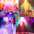 thumbnail image 6 of 2-Pack RGBW LED Moving Head Stage Light with 47 RGB LEDs, 16M Colors, DMX512 & Sound Control - for Concerts, Weddings, DJ Parties, & Events, 6 of 10