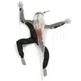 thumbnail image 5 of Halloween Climbing Zombies Wall Decoration, Halloween Life Size Climbing Dead Zombie with Knife on Head Decoration for Garden Patio, Yard Fence, Tree Decor, Window and Halloween Holiday Party, 5 of 7