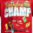 thumbnail image 2 of Disney Pixar Cars Lightning McQueen Tow Mater Birthday Toddler Boys T-Shirt Infant to Little Kid, 2 of 5