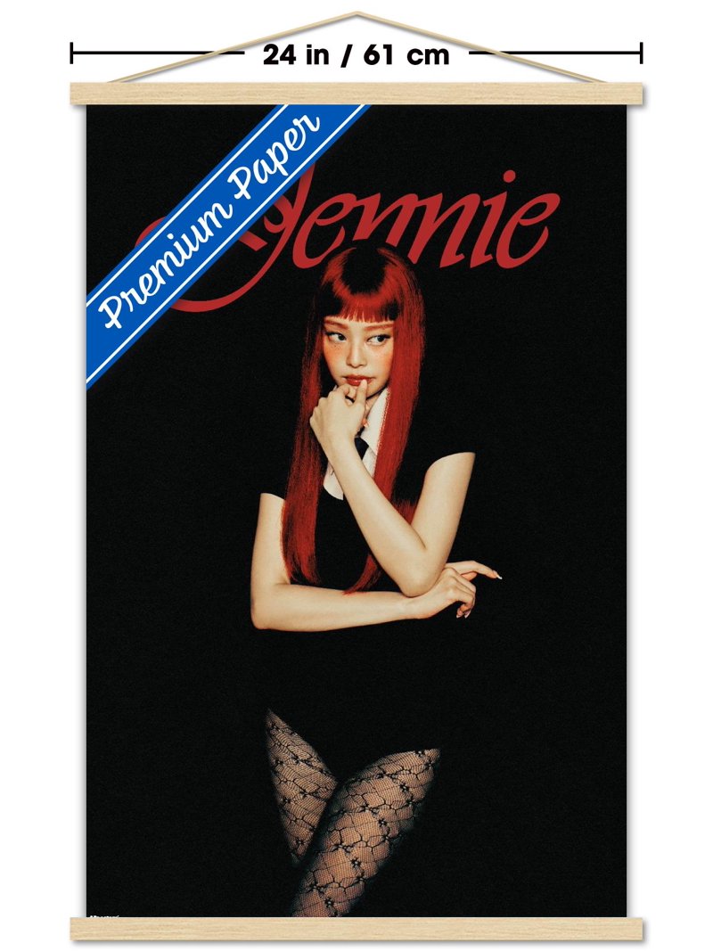 Jennie: Ruby - Full Body Wall Poster with Magnetic Frame, 22.375