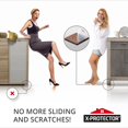 thumbnail image 2 of Coussins Antidérapants pour Meubles X-PROTECTOR - 32 Pcs 1&acirc;? Rond + 16 Pcs 2 Pouces Carré pour Meubles Gri, 2 of 6