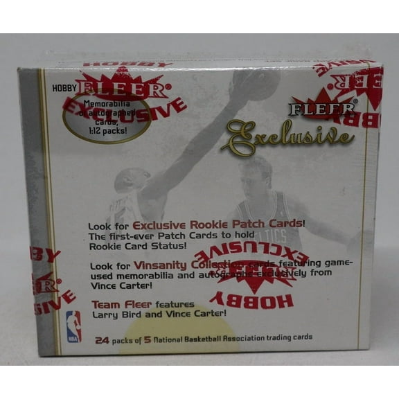 2001/02 Fleer Exclusive Basketball Box (Hobby) (24/5)