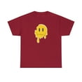 thumbnail image 2 of Dripping funny smiley emoji graphic t shirt Unisex Heavy Cotton Tee, 2 of 8
