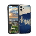 thumbnail image 1 of Compatible with iPhone 12 Phone Case, Mountains-2 Case Men Women, Flexible Silicone Shockproof Case for iPhone 12, 1 of 1