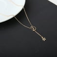 thumbnail image 5 of UDIYO Simple Charm Moon Star Pendant Necklace Choker Club Party Women Jewelry Gift, 5 of 7