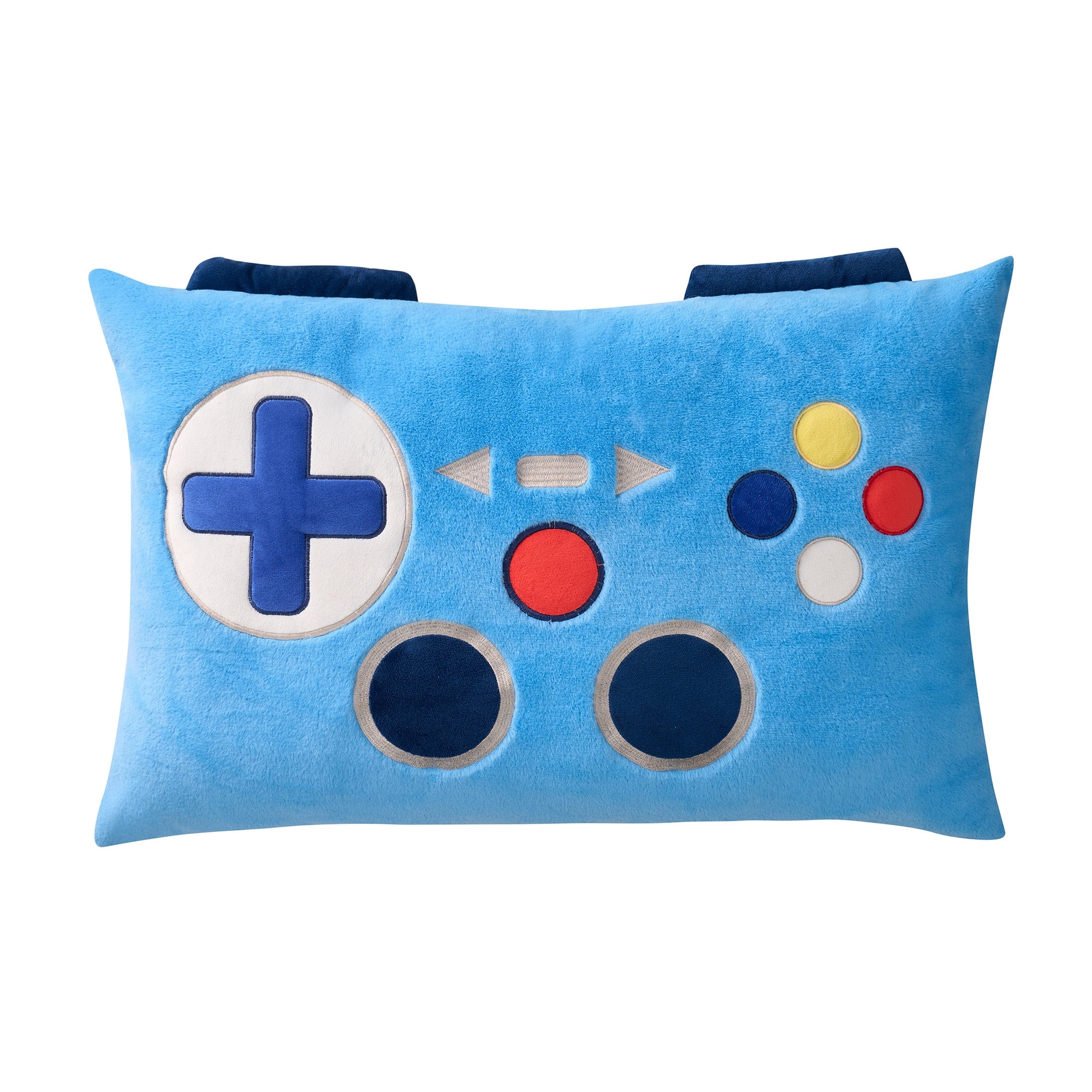 Olivia & Finn 20" x 30" Blue Gamer Kids Decorative Body Pillow