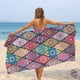 thumbnail image 1 of Toalla de playa de microfibra sin arena, secado rápido, superabsorbente, de gran tamaño, grande, fina, para viajes, piscina, baño, camping, yoga, niñas, mujeres, hombres, adultos, bohemio Adepaton LRWJ881, 1 of 5
