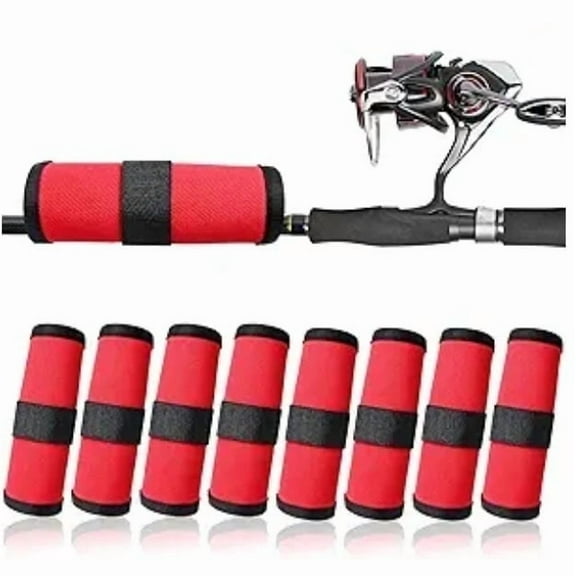 8 Pack Fishing Lure Covers，Lure Shield Fishing Lure Cover，Lure Wraps for Fishing Rod，Fishing Hook Bait Covers