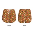 thumbnail image 5 of Lsque Squirrel Maple pine nut Printed Women's Running Shorts with Liner Pockets,Elastic Quick Dry Workout Athletic Gym Yoga Shorts,Womens High Waist Shorts-Large, 5 of 9
