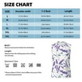 thumbnail image 6 of Fotbe Men's Lavender Flowers Print Men's Sleeveless Muscle Tank Tops Casual T-Shirts for Gym Workout Beach-XX-Large, 6 of 8