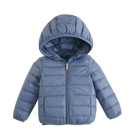

GYRATEDREAM 2-9T Hooded Puffer Jackets for Boys and Girls 鈥Lightweight and Packable 鈥Autumn and Winter Coat Warm and Comfy
