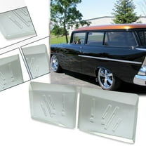 Kojem Steel Rear Cab Floor Pans Sheet fits 1955 1956 1957 Chevy Chevrolet All Models Pair Galvanized Silvery