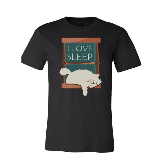 I Love Sleep Cat T-Shirt