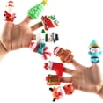 thumbnail image 3 of Muñecos para dedos Vogacara Juguetes navideños de dibujos animados, 3 of 6
