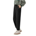 thumbnail image 2 of Wide Leg Sweatpants for Girls Boys Baggy Joggers 2025 Trendy Fashion High Waisted Teen Girl Joggers Drawstring Loose Long Pants with Pockets Kids Clothes, Size 5-15, 2 of 3