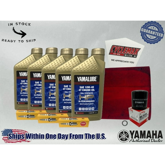 Cyclemax Full-Synthetic Yamalube Tune-Up Kit fits 2016-2025 Yamaha YXZ1000
