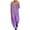Purple, variant on QENGING Womens Rompers Pants Summer Trendy Solid Color jumpsuits with Pockets and Straps Casual Trousers for Home Party Outdoor