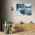 thumbnail image 3 of Erin Berzel 24x17 Gallery Wrapped Canvas Wall Art Titled - Winter on the Lake I, 3 of 4