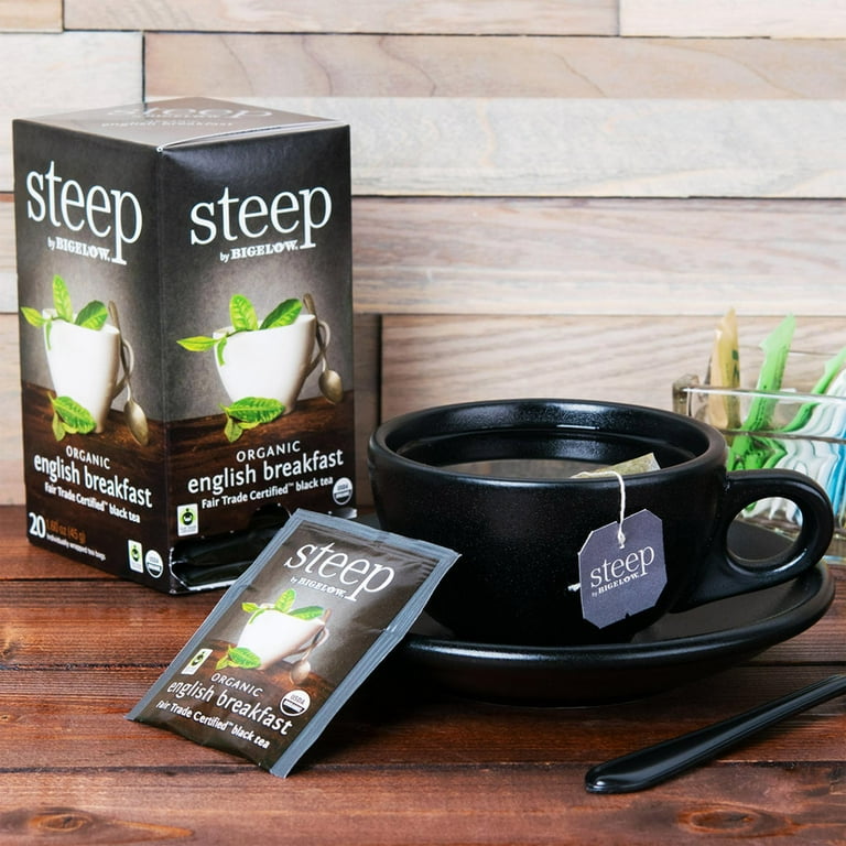 steep Tea, English Breakfast, 1.6 oz Tea Bag, 20/Box steep Tea, English Breakfast, 1.6 oz Tea Bag, 20/Box