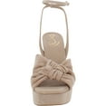 thumbnail image 2 of Sam Edelman Womens Kristen Suede Ankle Strap Platform Sandals, 2 of 3
