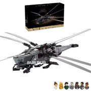 ICONS Series 10327 Dune Royal Ornithopter Airplane Model Building Block Set 1369pcs Christmas Gifts, Birthday Gift Toys