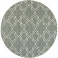thumbnail image 4 of Livabliss Outdoor Rugs, 7ft Round Alfresco Cottage Gray Round Area Rug for Patio, Porch, Deck, Backyard, Waterproof Indoor Outdoor Carpet (7'3" x 7'3"), 4 of 5