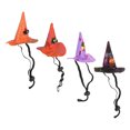 thumbnail image 3 of 4Pcs Decorative Pet Hats Halloween Themed Cat Hats Multi-function Witch Hats Cat Accessory, 3 of 8