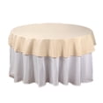 thumbnail image 4 of BalsaCircle 10 Pieces 70" Beige Round Polyester Tablecloths Fabric Table Cover Linens, 4 of 5