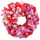 thumbnail image 1 of Valentine'S Day Fabric Wreath, Artificial Spring Wreaths with Bows Garland Decoration for Holiday Festival Party, 1 of 5
