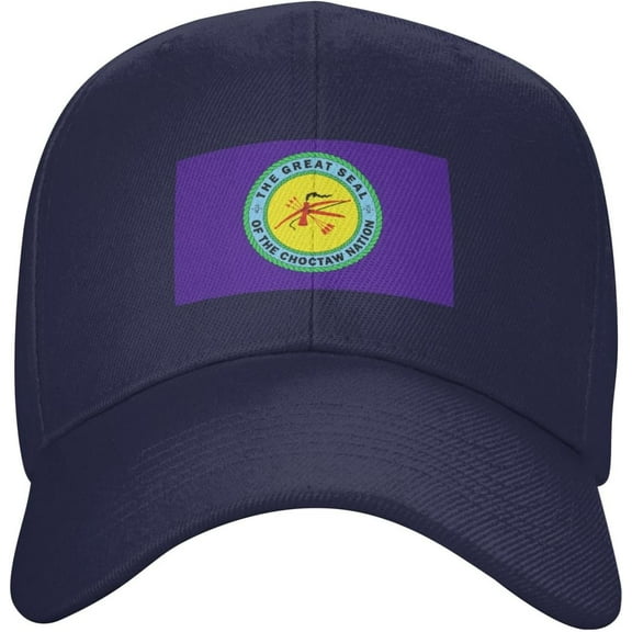 Flag of The Choctaw Nation Baseball Cap for Men Women Adjustable Closure Trucker Hats