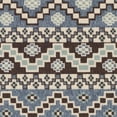 thumbnail image 6 of SAFAVIEH Veranda Luwig Southwestern Indoor/Outdoor Runner Rug, 2'3" x 10', Blue/Cream, 6 of 7