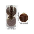thumbnail image 3 of 2 Pcs Large Velvet Christmas Ball Ornaments, 5.91" Vintage Plastic Ball, Hanging Decoration for Xmas Party Wedding Home Decor, 3 of 6