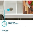 thumbnail image 5 of Elkay Fireclay 29-7/8" x 19-3/4" x 10-1/16", Single Bowl Farmhouse Sink, White, 5 of 7