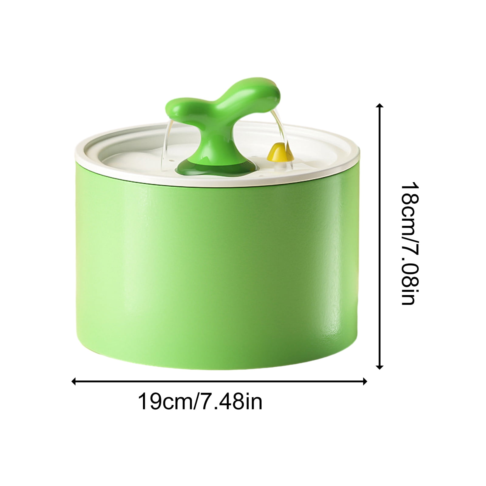 YIFAEUX 1.5L Automatic Cat Water Fountain Ceramics Pet Drinking Dispenser Ultra-Quiet Pet Water Bowl with Filtration System for Indoor Cats Dogs