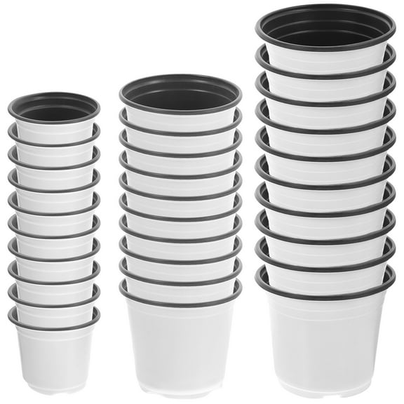 UPGRATOR Nursery Pot Plastic 30Pcs 15X15X12.5In