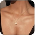 thumbnail image 2 of Initial Necklaces for Women, 14k Gold Plated Tiny Small Dainty Letter NecklaceSimple Cute Choker Necklaces Trendy Jewelry Gift, 2 of 5