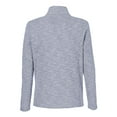 thumbnail image 5 of North End NE415W Women's Eclipse Jacquard Quarter-Zip Pullover-Classic Navy Heather-M, 5 of 6