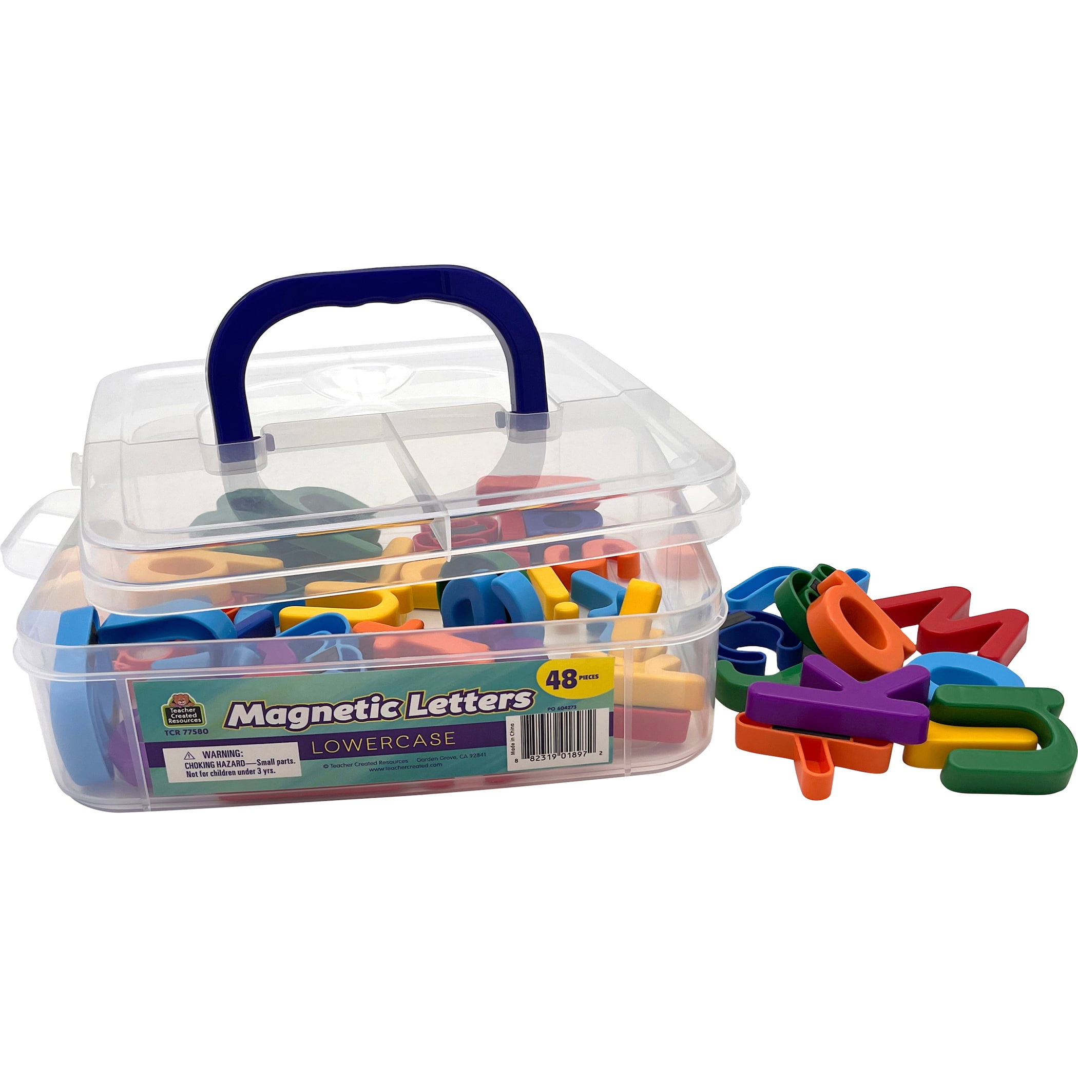 Teacher Created Resources Magnetic Letters & Numbers 3-Pack, Uppercase, Lowercase, Numbers & Symbols