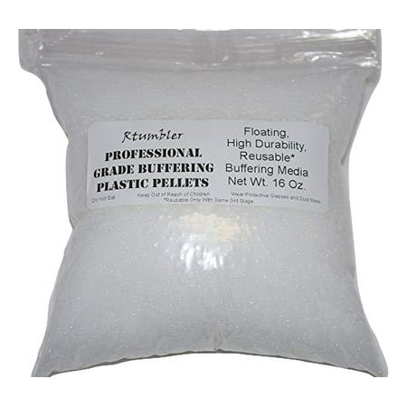 Rock Tumbler Plastic Pellets, 1 Pound