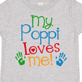 thumbnail image 4 of Inktastic My Poppi Loves Me Gift Boys or Girls Toddler T-Shirt, 4 of 5