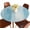 Cloudy Blue, variant on Onyx Marble Round Tablecloth Elastic Edged Brown Washable Reusable Tablecloths for Kitchen Picnic Party 40-44 inch