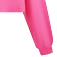 thumbnail image 4 of Gubotare Girl Sweatshirt Toddler Girls Long Sleeve Sweatshirt Fall Shirts Tops Size 3T 4T (Hot Pink,3-4 Years), 4 of 5