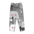 thumbnail image 4 of Xecao Cats Group Women's Straight Lounge Pajama Pants: The Epitome of Relaxed Sleepwear, 4 of 9