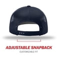 thumbnail image 3 of Gorra de béisbol R RICHARDSON 112 Trucker ajustable azul marino, 3 of 6