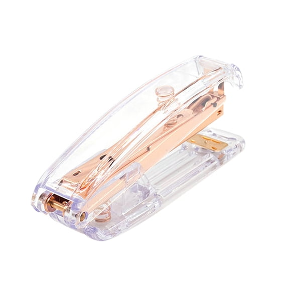 OUNONA Hand Held Stapler Plastic Paper Fastening Office 1Set
